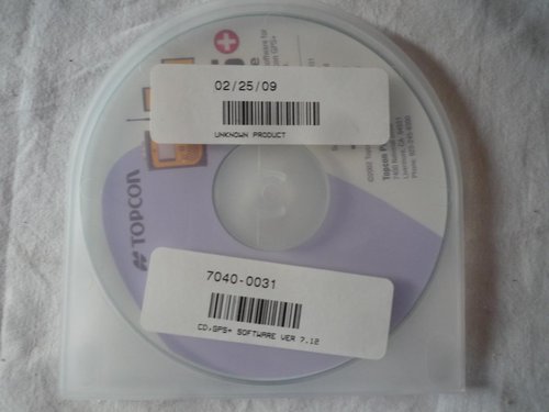 Topcon CD GRS Software 7040-0031