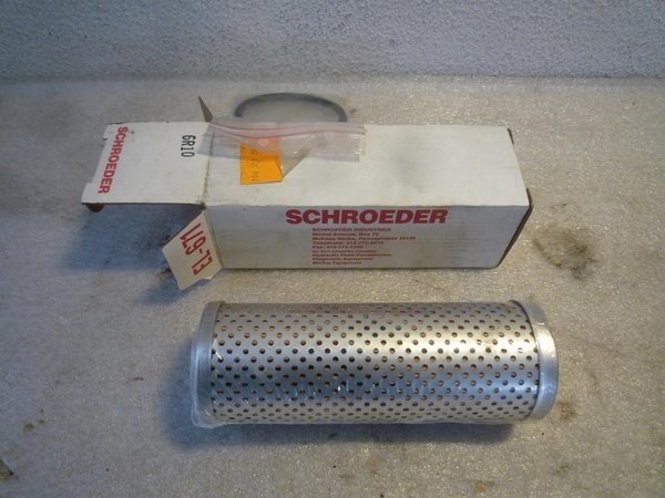 Hydraulikoelfilter Schroeder mit O - Ring Wacker Nr. 530001966